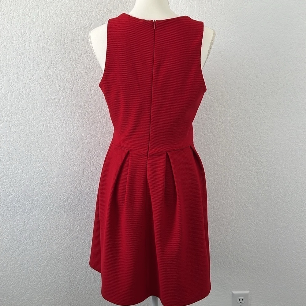 Maude Red Fit‎ and Flare Dress - Picture 4 of 11